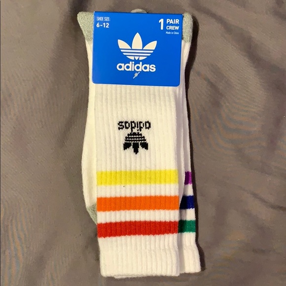 pride socks adidas